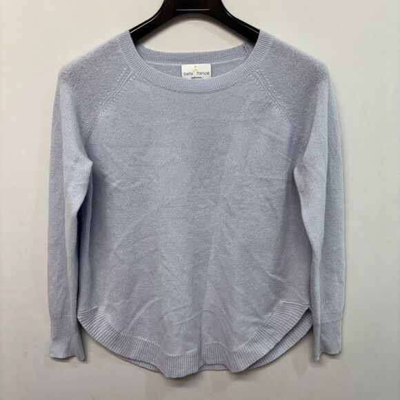 Belle France Women 100% Cashmere Pullover Sweater Size Large C030 -18 - Picture 1 of 16
